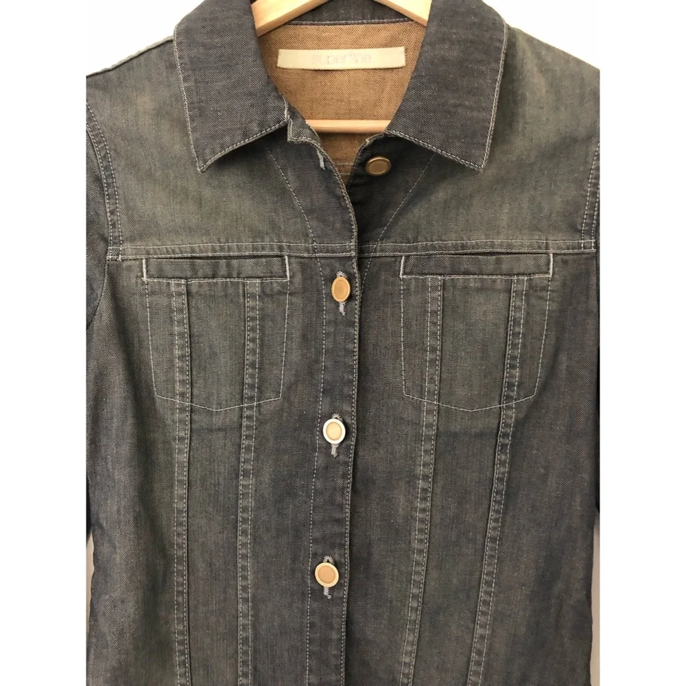 Superfine Denim Dress - Picture 3 of 10